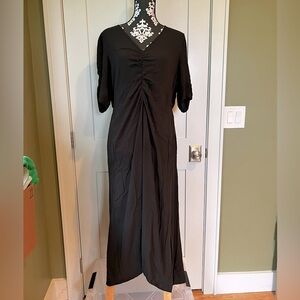 Old Navy simple three-quarter length sleeve black dress size XL